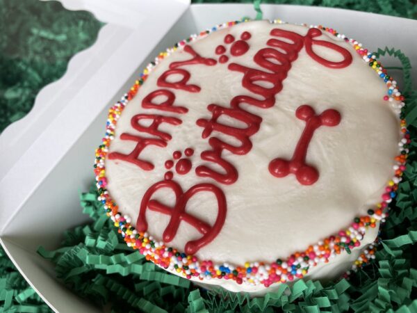 Big Red's Birthday Dog Treat Cake - Image 4