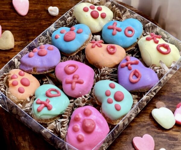 Mini Conversation Heart Valentine Dog Treat - Image 2