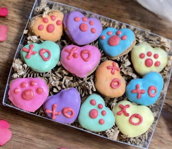 Mini Conversation Heart Valentine Dog Treat - Image 4