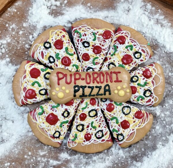 PUP-o-roni Pizza PAWty Dog Treat Gift Box
