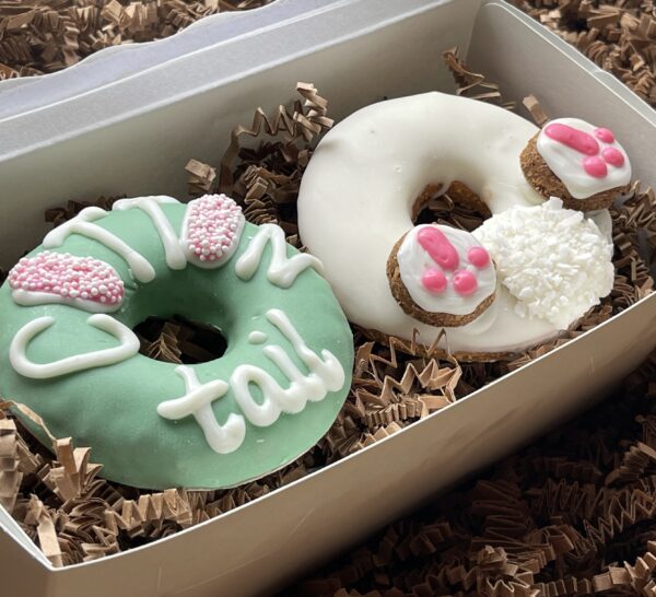 Cottontail Doggie Donut Duo Easter Dog Treat Gift - Image 3