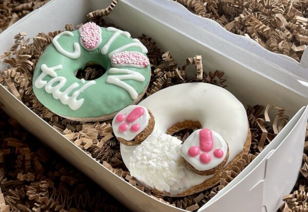 Cottontail Doggie Donut Duo Easter Dog Treat Gift - Image 2