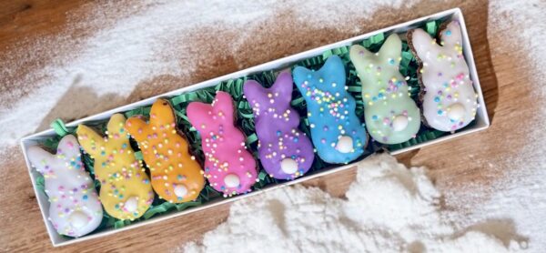 Peepin it Real Easter Dog Treat Gift Box