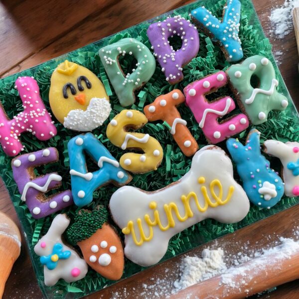 Hoppy Easter Dog Treat Gift Box - Image 3