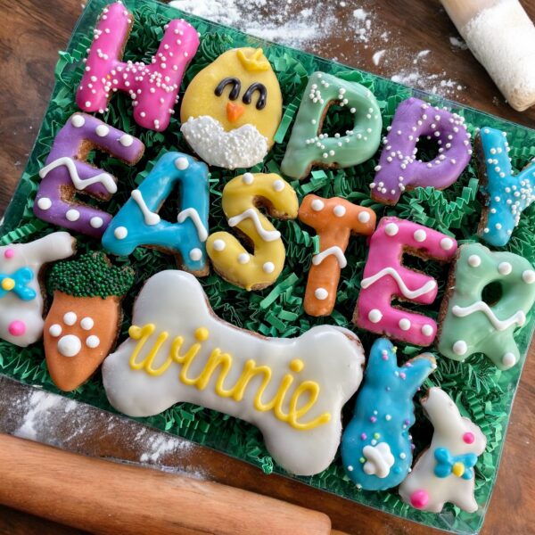 Hoppy Easter Dog Treat Gift Box