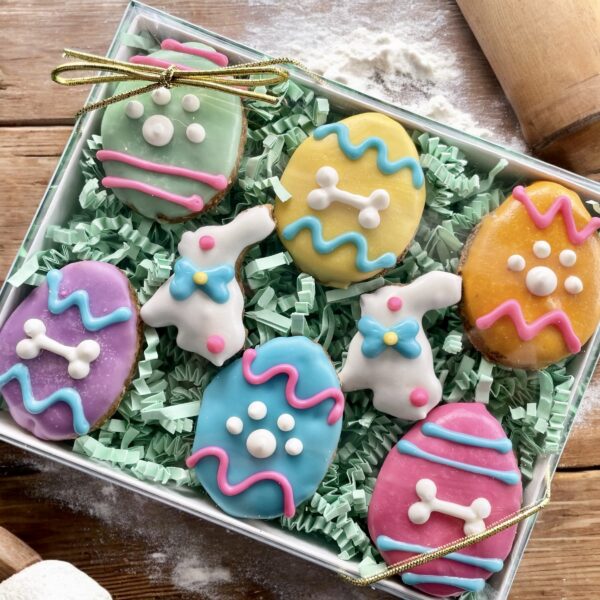 Mini Easter Egg Dog Treat Gift Box