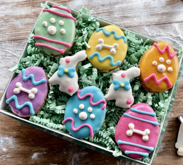 Mini Easter Egg Dog Treat Gift Box - Image 3