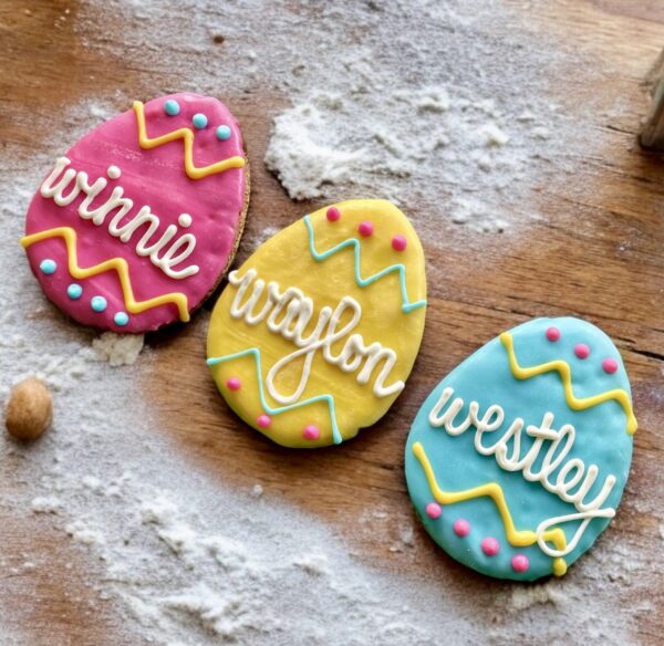 Personalized Easter Egg Dog Treat Gift