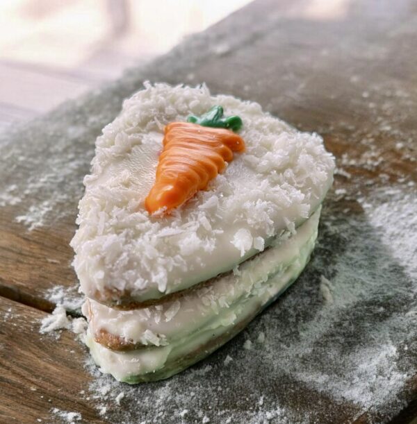 Slice of Carrot Cake Easter Dog Treat Gift - Image 2