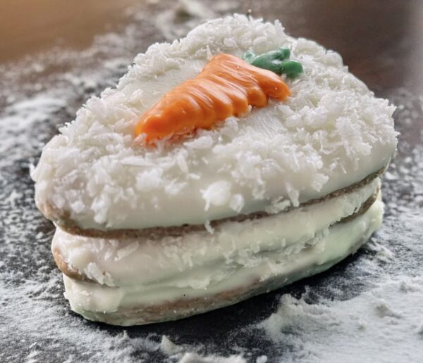 Slice of Carrot Cake Easter Dog Treat Gift - Image 3