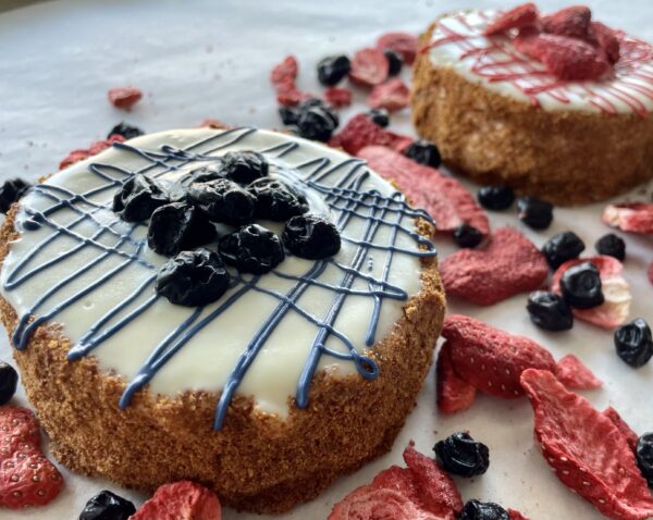 Fruity Tooty Cheese cakes Dog Cake Treat - Image 2