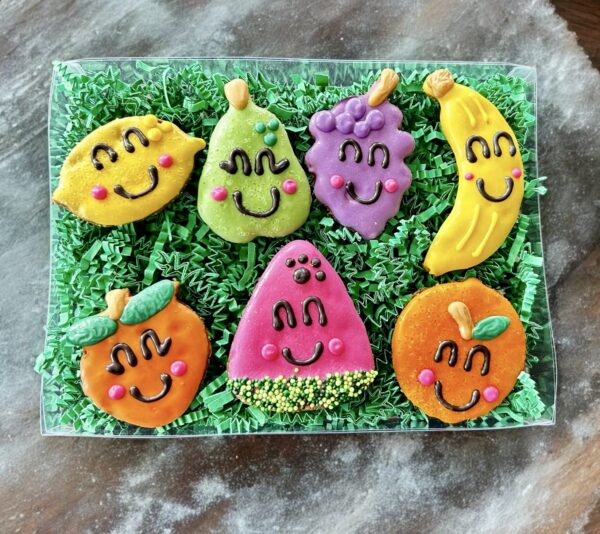 Cutie Fruitie Bowl Dog Treat Gift Box - Image 3