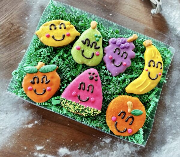 Cutie Fruitie Bowl Dog Treat Gift Box - Image 2