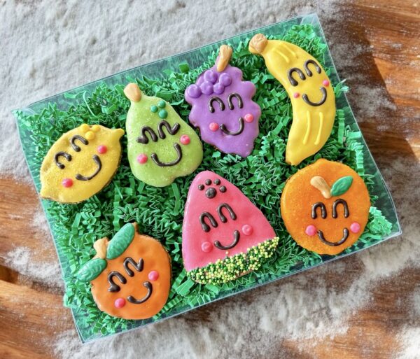Cutie Fruitie Bowl Dog Treat Gift Box