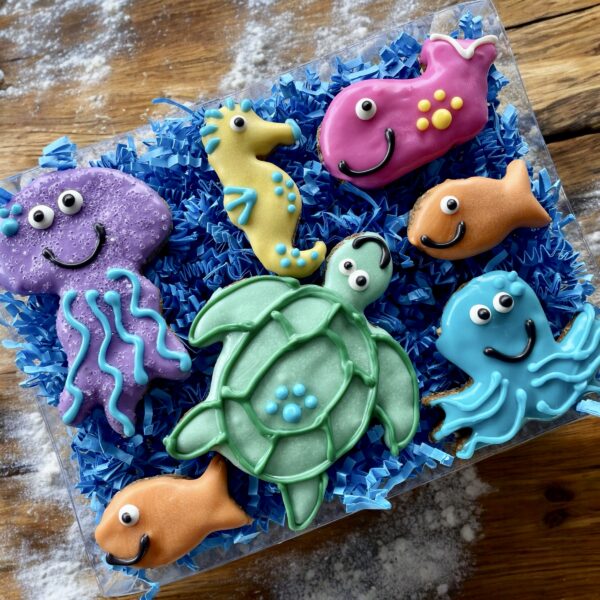 Under the Sea Summer Dog Treat Gift Box