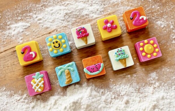 Summer Time Truffles Dog Treat Gift Box