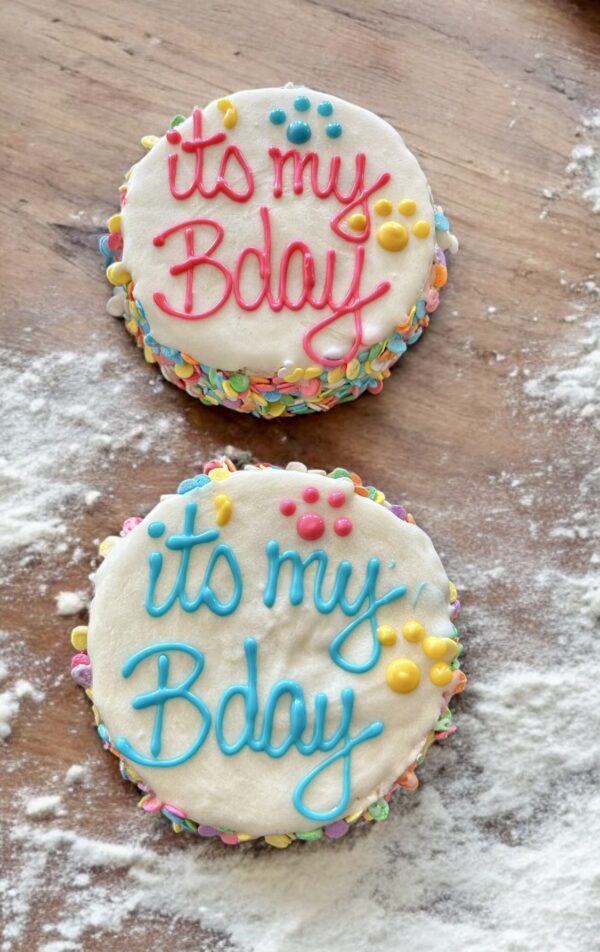 Confetti Birthday Dog Treat Cake - Image 6