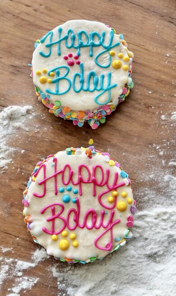 Confetti Birthday Dog Treat Cake - Image 7