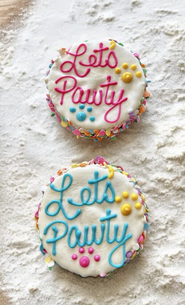 Confetti Birthday Dog Treat Cake - Image 8