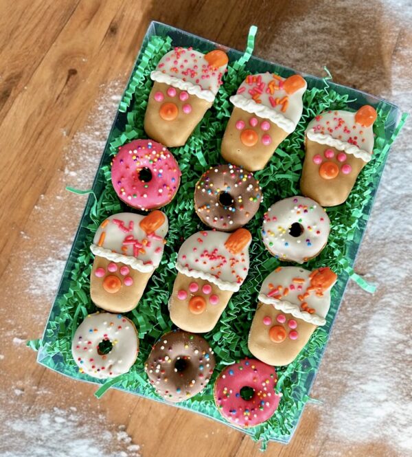 Woofin on Doggin Iced Coffee Dog Treat Gift Box