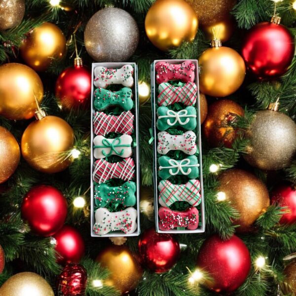 Woofmas Mini Bones Dog Treat Gift Box - Image 2