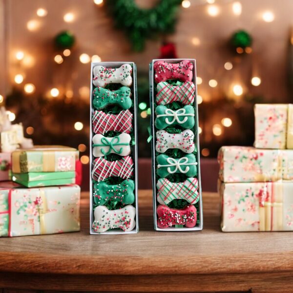 Woofmas Mini Bones Dog Treat Gift Box