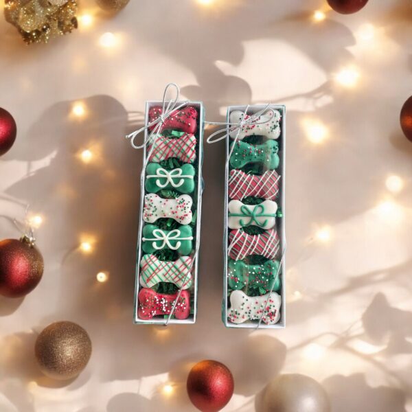 Woofmas Mini Bones Dog Treat Gift Box - Image 3