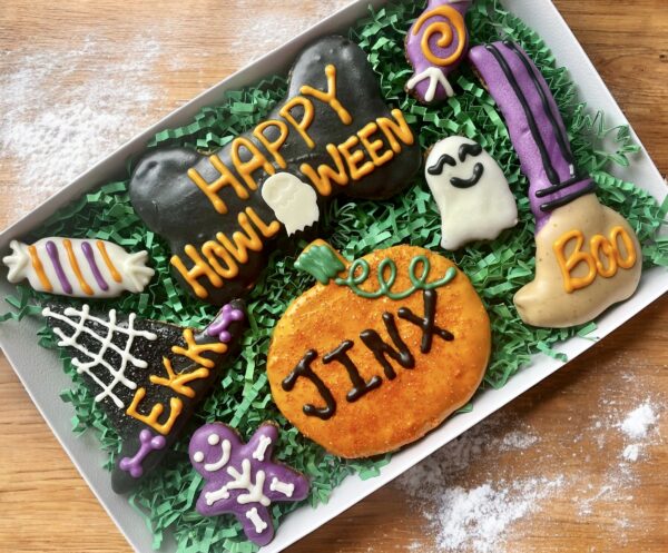 Happy Howloween Personalized Dog Treat Gift Box