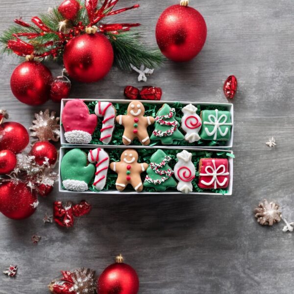 Mini Merry Mix Holiday Dog Treat Gift Box - Image 3
