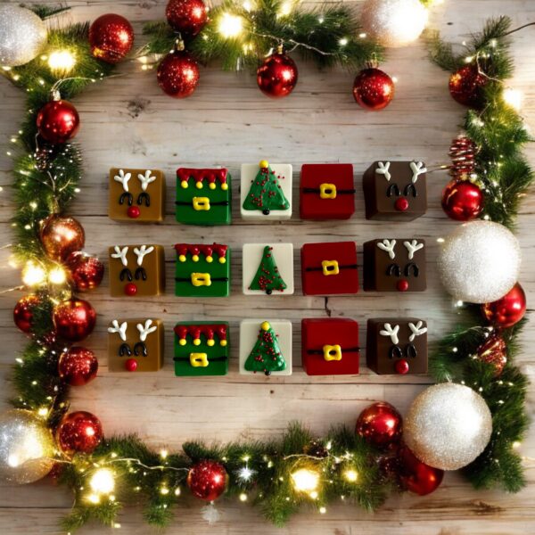 Santa Paws Pawliday Truffle Dog Treat Gift Box