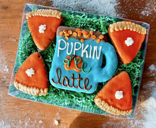 PUP-kin Latte Fall Dog Treat Gift Box